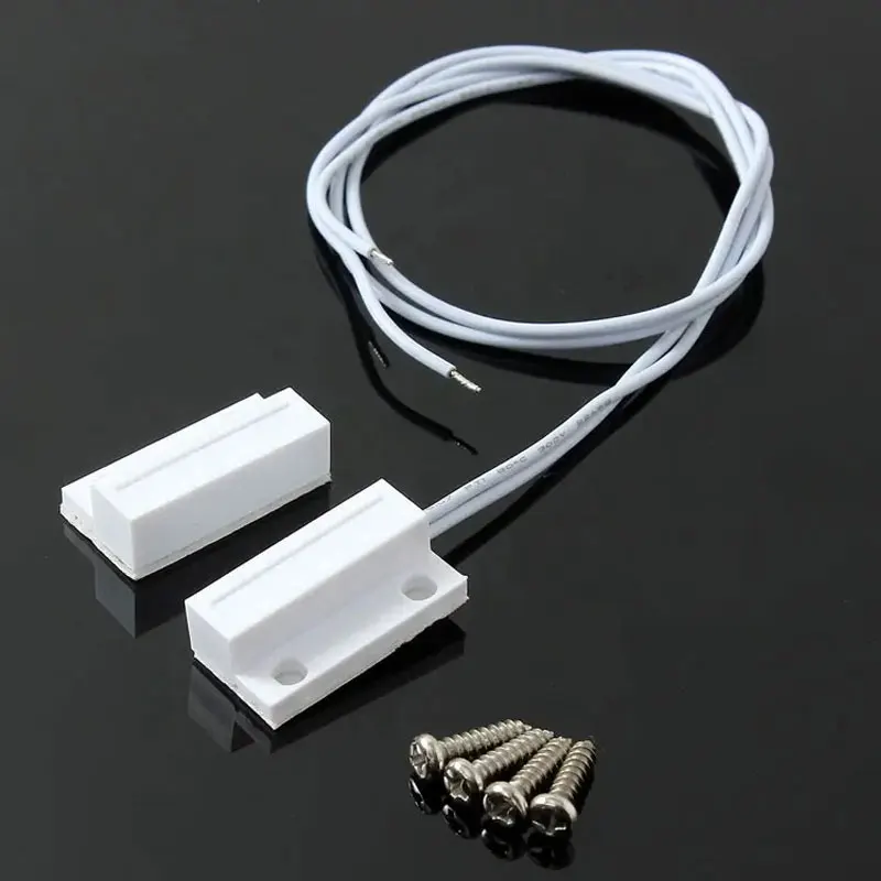 10 Stück Home Security Alarm Side Surface Mounted Wired Magnetic Reed Switch Türsensor