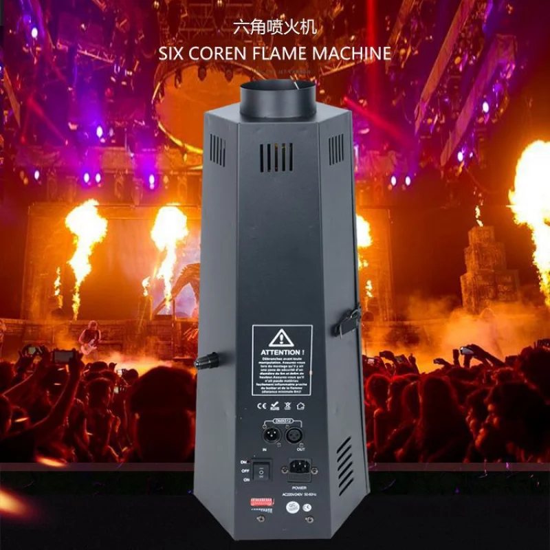 

Stage Equipment Four-Corner Hexagon Fire Sprayer Theater Controllable Fire Sprayer Fire Oil Remote Control Fire Sprayer DMX512