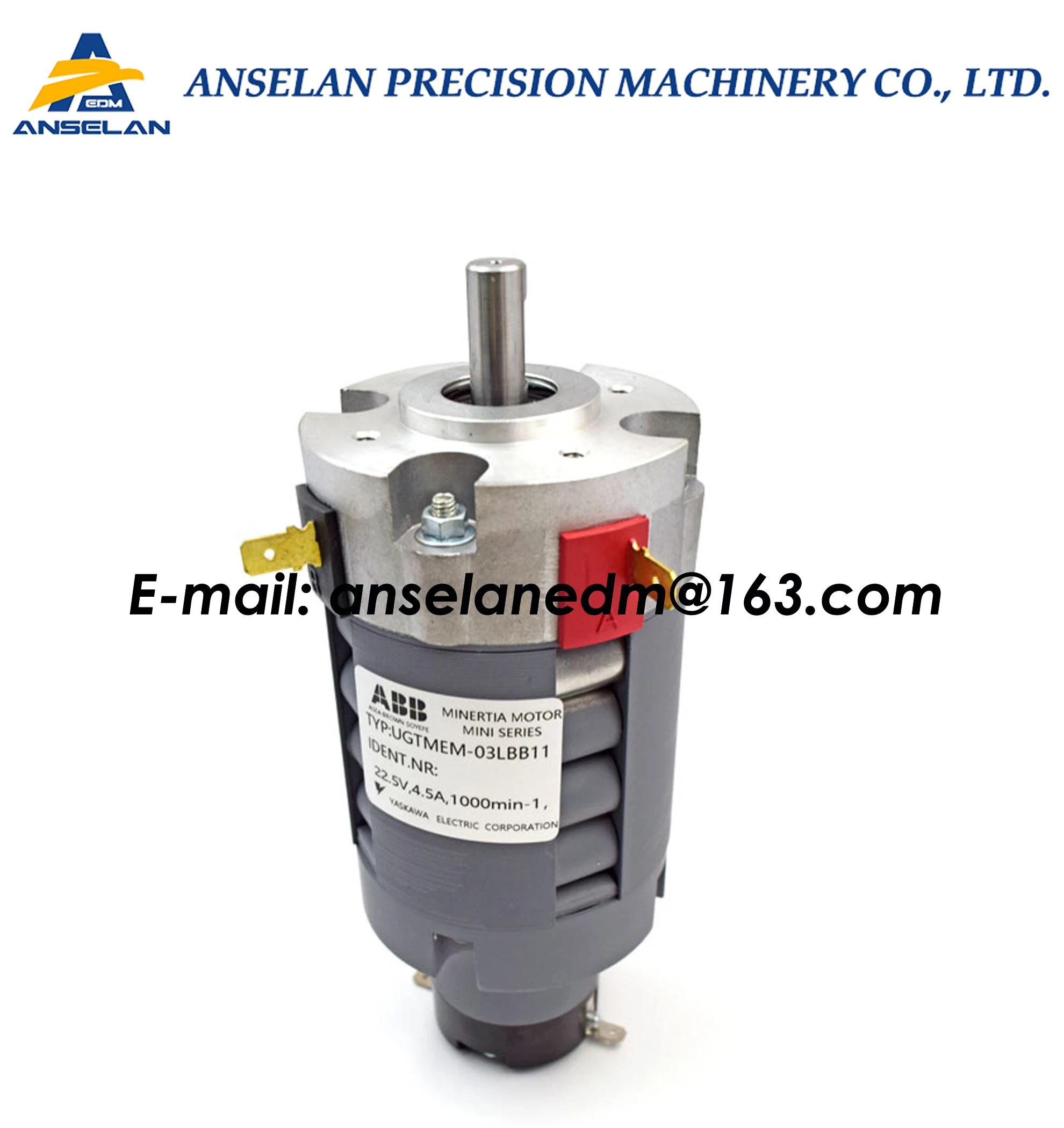 100430610 ABB Wire Drive Motor 22.5V/4.5A/1000min-1 for Charmilles Robofil 240,440,310,500. C670 edm DC Servo Motor 100.430.610