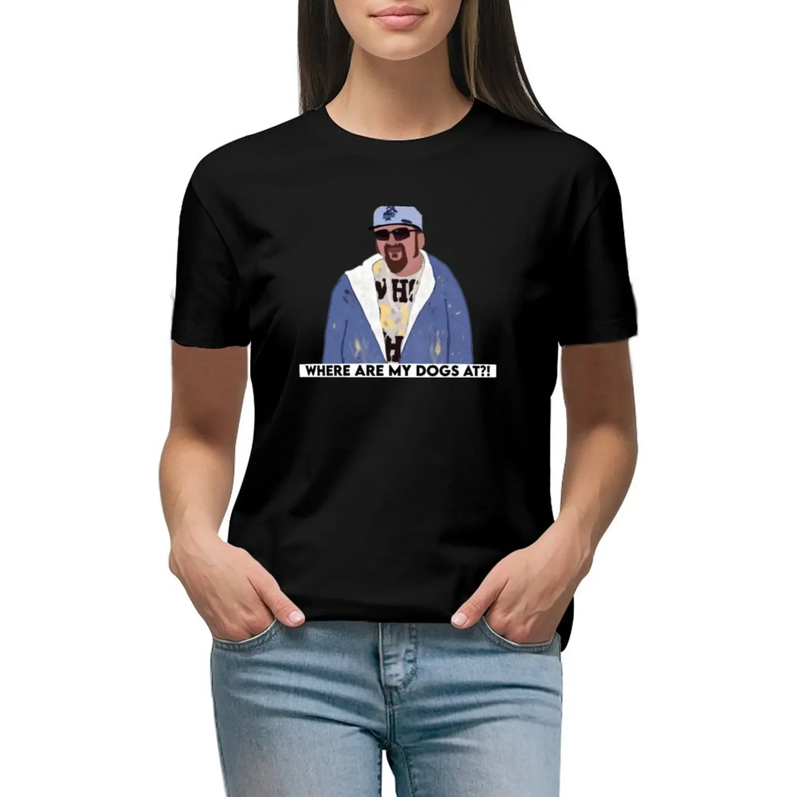 

Gustavo Rocque (missing his dogs from BTR) T-Shirt blanks Short sleeve tee new edition funnys t shirts for Women loose fit