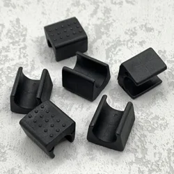 10Pcs Durable U Shaped Chair Leg Pad Useful Non-slip Tube Caps Anti-front Tilt Damper Stool Pipe Clamp Glides Floor Protector