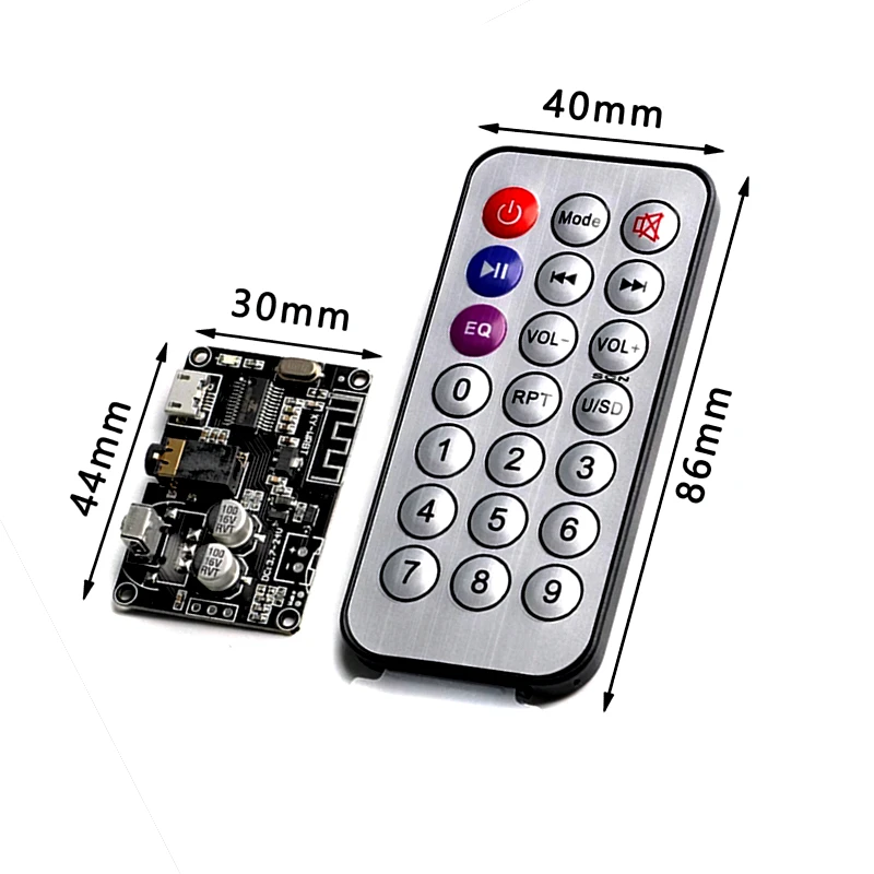 Placa de receptor de áudio para MP3, decodificador sem perda, módulo de música estéreo sem fio, compatível com Bluetooth 5.0, XY-WRBT, 1-5pcs por lote