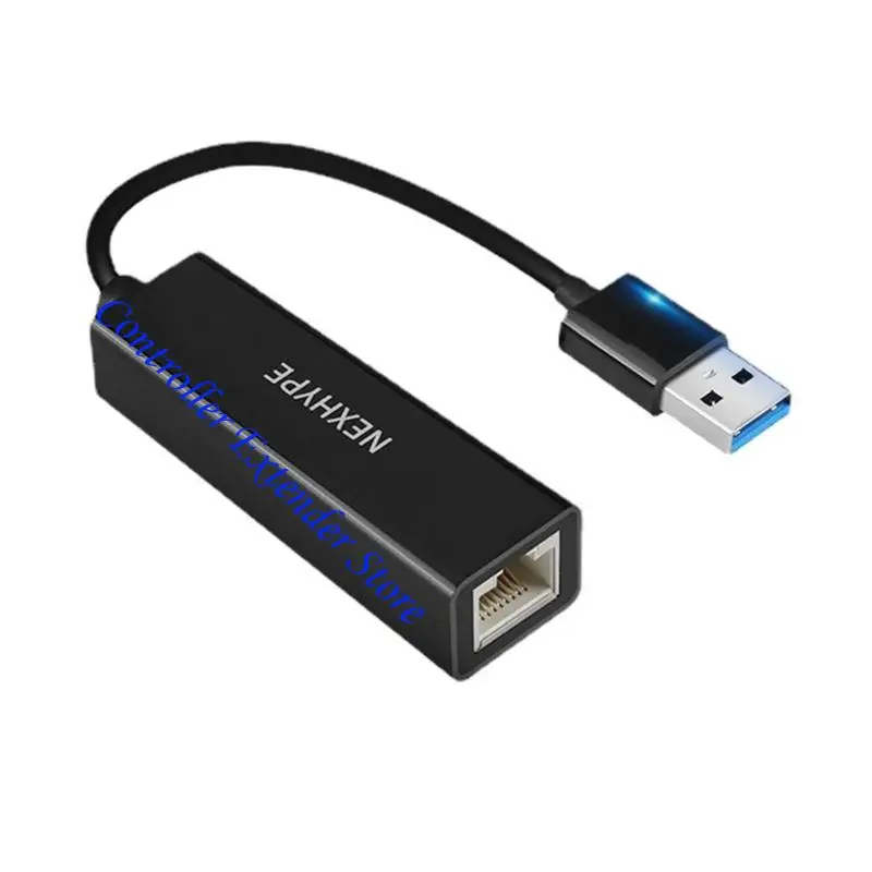 

N84B Plastic USB3.0 to RJ45 Ethernet Port Converters Supports for Systems