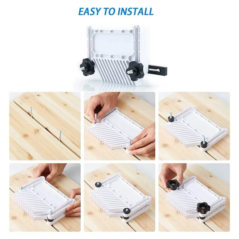 SOFT-Upgraded Featherboard Safety Device Stackable Feather Board Fits Most Standard , T-Slots, T-Rails On Table Saws