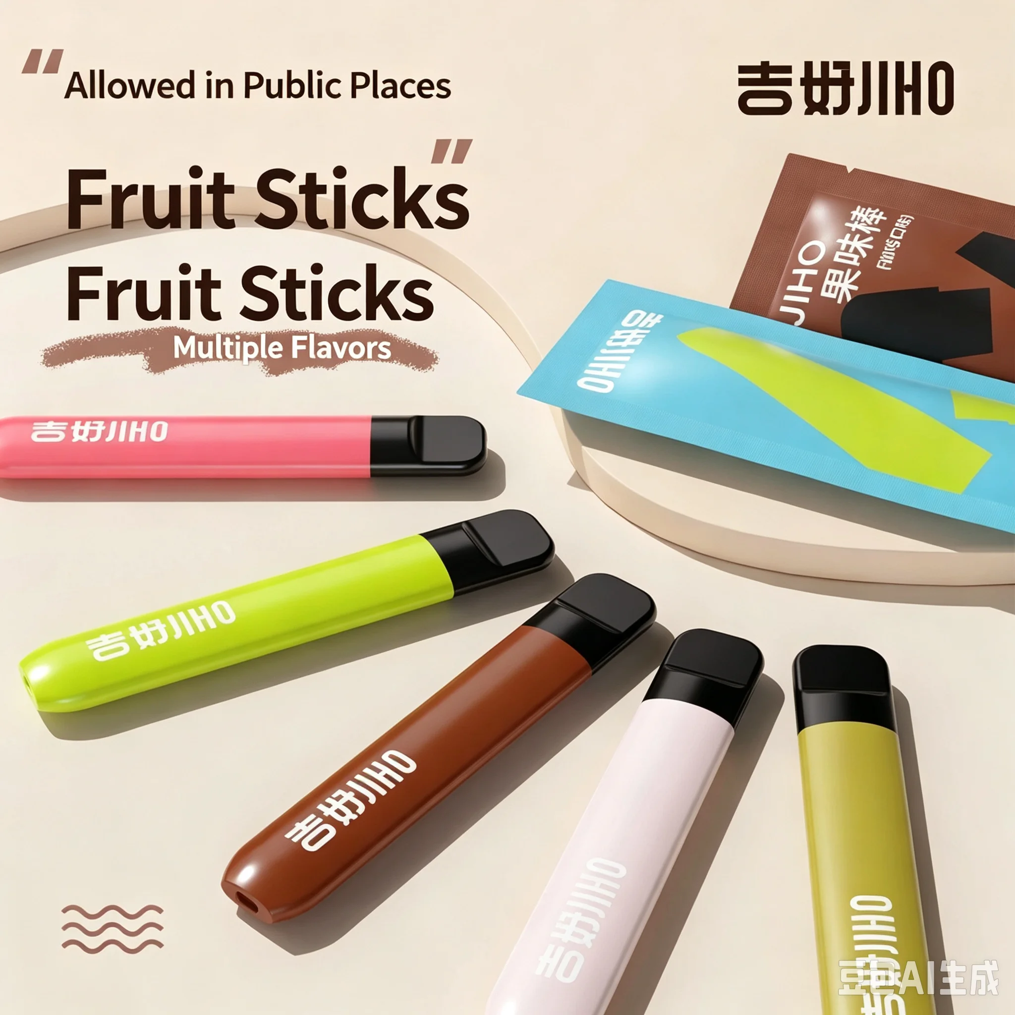 Flavored nicotine gum - smoke-free, freshens breath, mint flavor