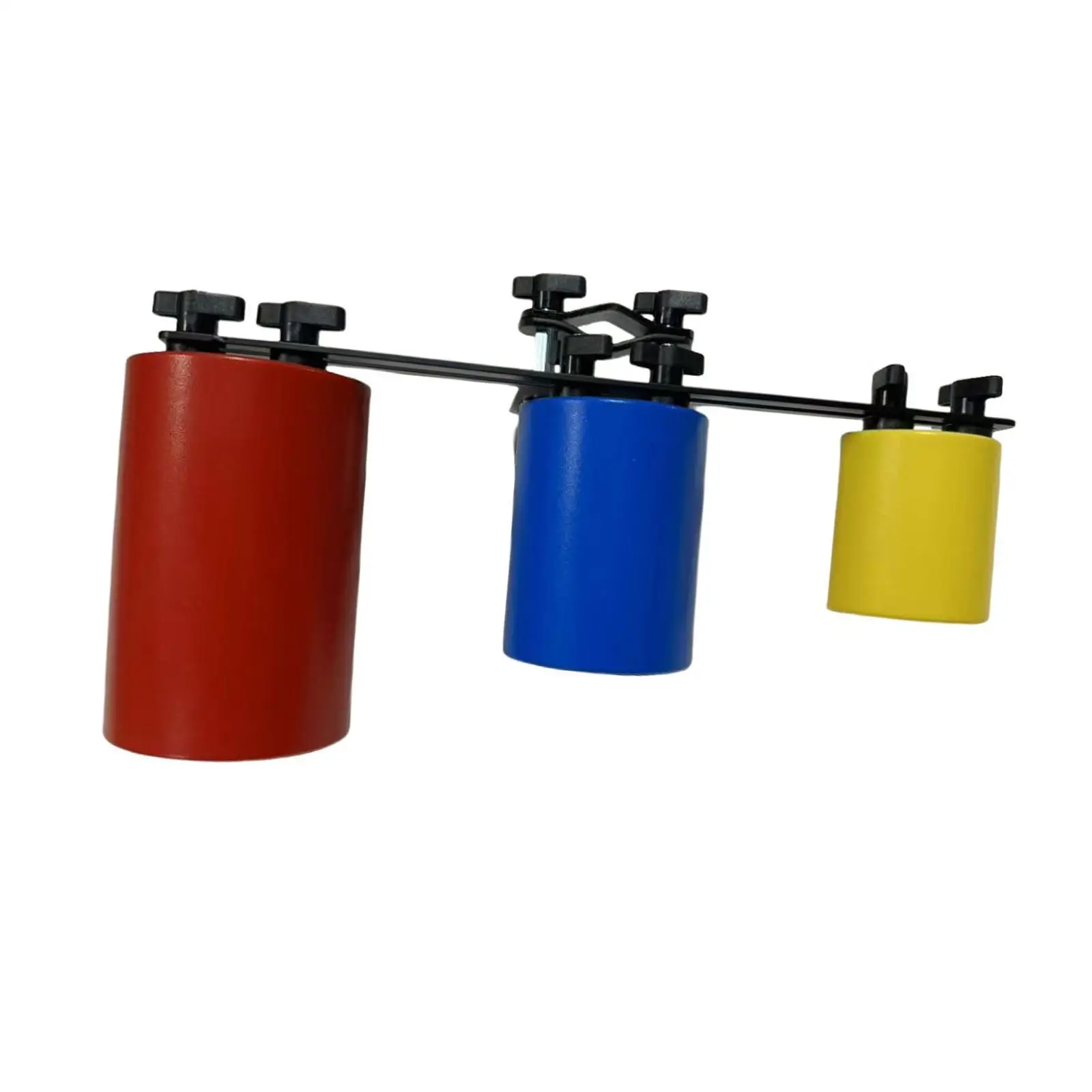 small-cowbells-set-metal-3-colors-high-and-low-pitch-cowbell-percussion-with-stand-easy-mounting-for-school-band-and-concerts