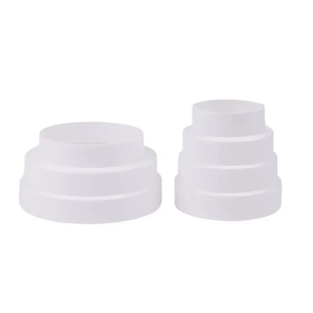 1Pcs Durable Multi Reducer Extractor Fan Pipe For Fan Ventilation 79/100/110/117/150/160mm Fan Pipe Connector White Duct Tube