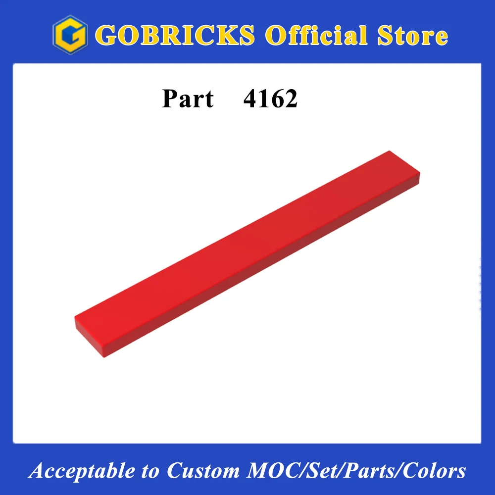 Gobricks Gobricks 1 Pcs 4162 Tile 1 x 8 Universal Building Blocks with Groove For Model Construction Standard Size Individual Pieces - Aliexpress Deal