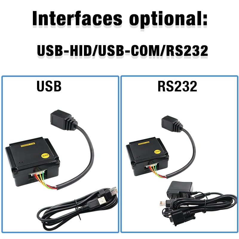 Módulo leitor fixo do varredor de código de barras EP2000 Pro 2D QR