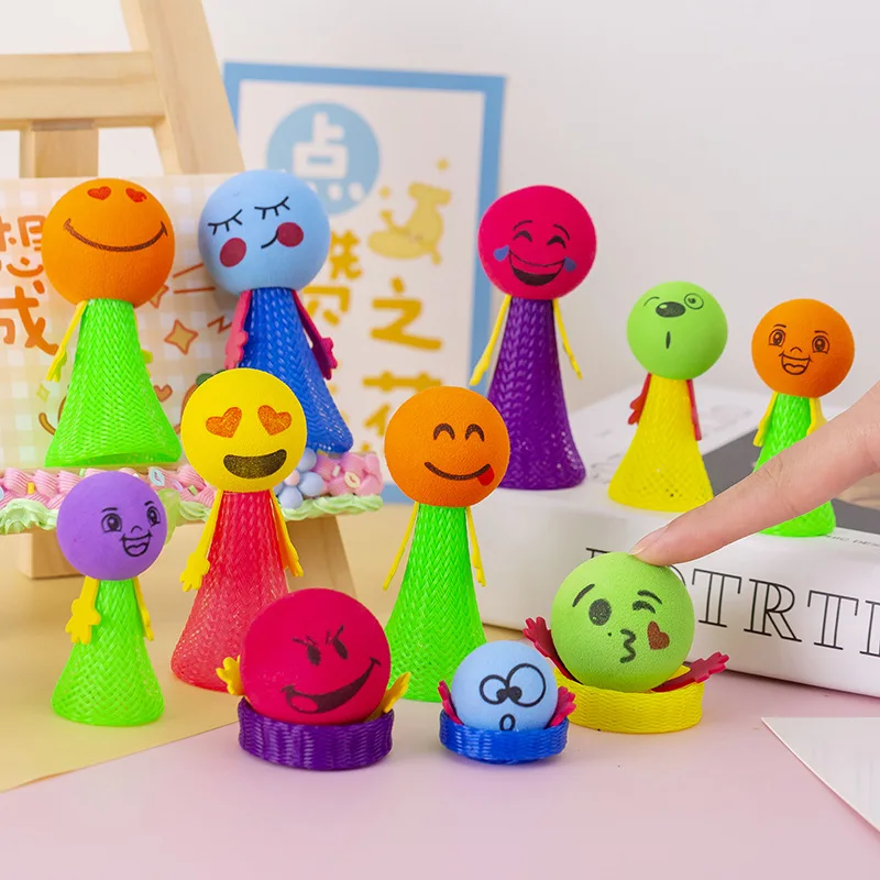 1-50PCS Cute Jumping Doll Spring Toy for Kids Birthday Party