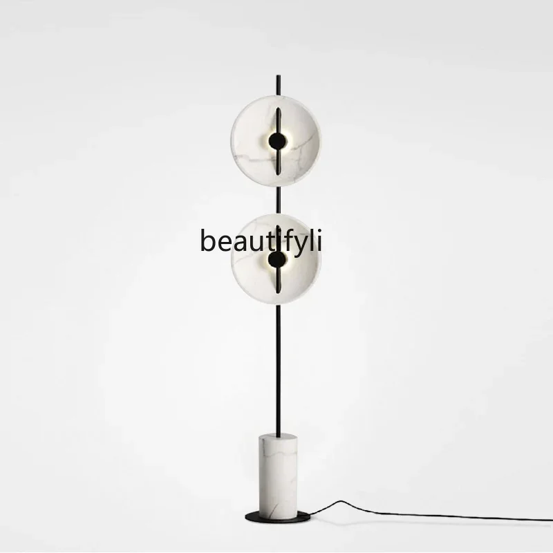 

Simple Modern Creative Marble Living Room Floor Lamp Art Bedroom Sales Department Model Room Floor Lamp