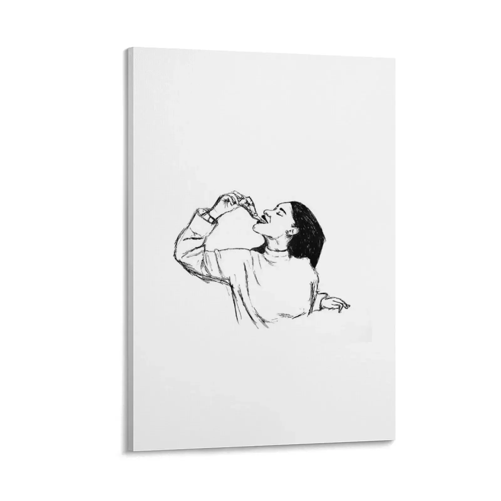 

Pizza Sketch Canvas Painting room decoration bedroom decoration poster