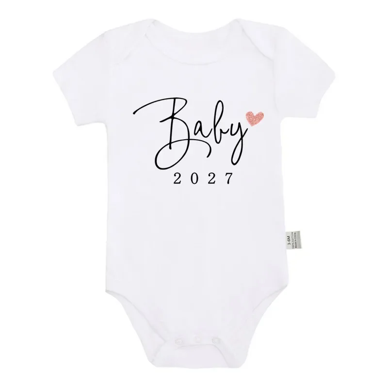 Nouveaux Bodys Bébé Été 2027 pour Garçons et Filles, Combinaisons et Grenouillères pour Révélation de Grossesse, Vêtements Adorables pour Bébés à venir 3 Nouveaux Bodys Bébé Été 2027 pour Garçons et Filles, Combinaisons et Grenouillères pour Révélation de Grossesse, Vêtements Adorables pour Bébés à venir 3