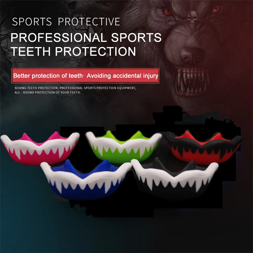 Professional Fighting Training Teeth Protector Kids Adults Sport Mouth Guard Basketball Mma Boxing Karate Mouthguard Tooth Brace