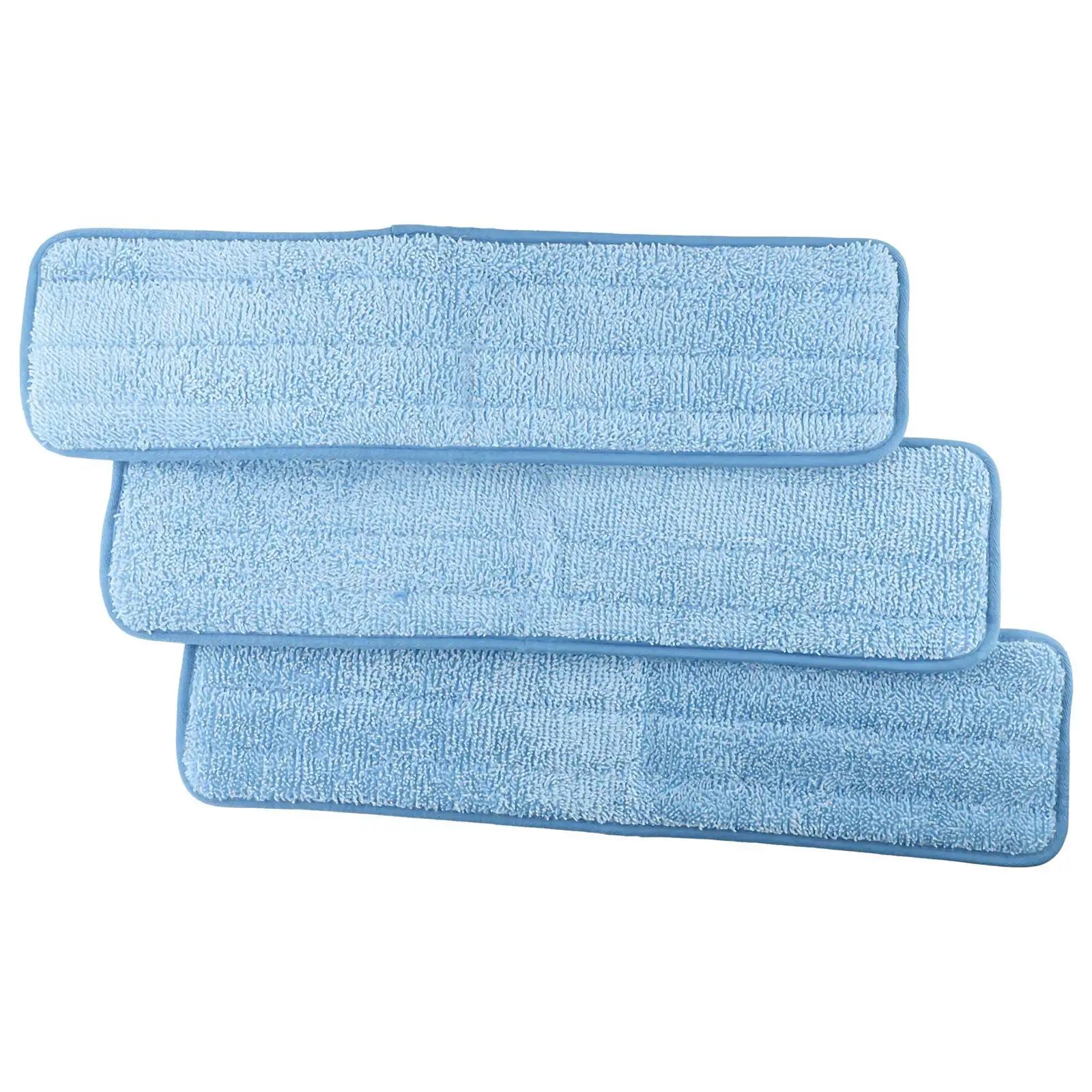 3pcs Microfiber Refill Mop Cloths For Rubbermaid Commercial 18inch Wet Pad Q411 Robot Vacuum Cleaner Cleaning Cloth Rag Parts