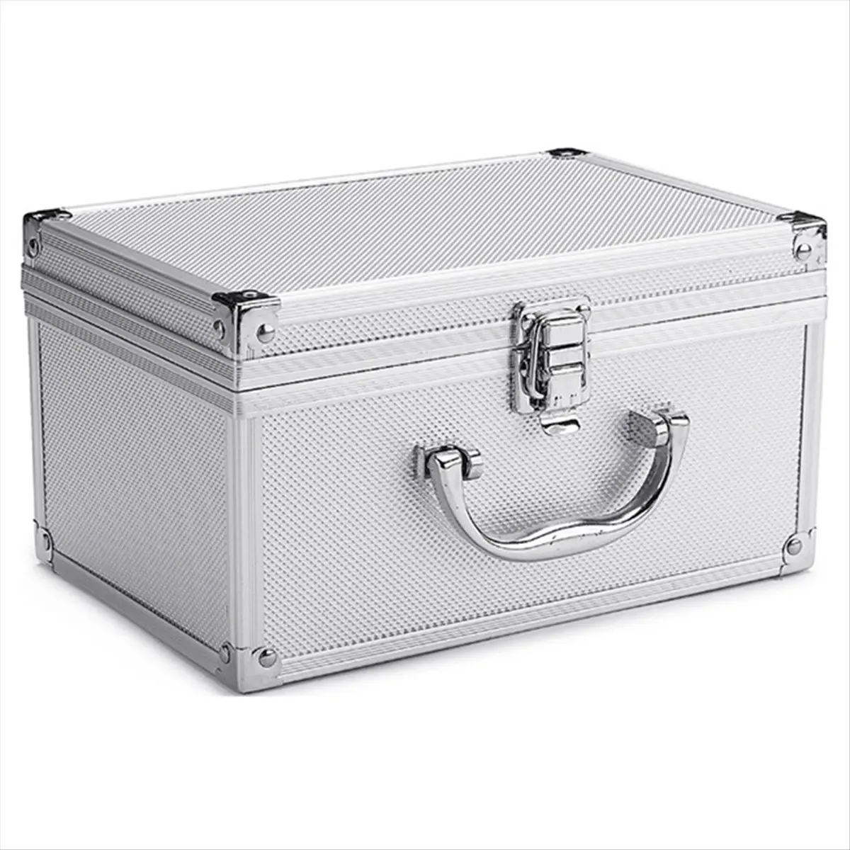 【Tools & Parts】 Foam Tool Box Organizer Aluminum Suitcase Tool Case for -Hardware Toolbox Storage Boxes 23X15X12.5Cm