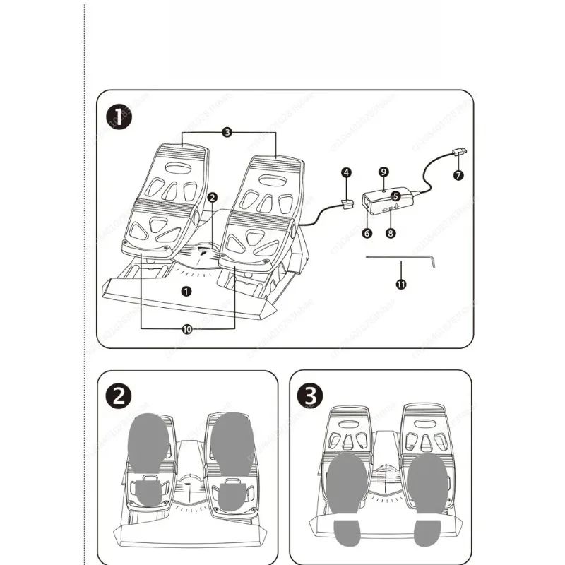 Thrustmaster Figure Marster TFRP Flying Pedal Tail Rudder