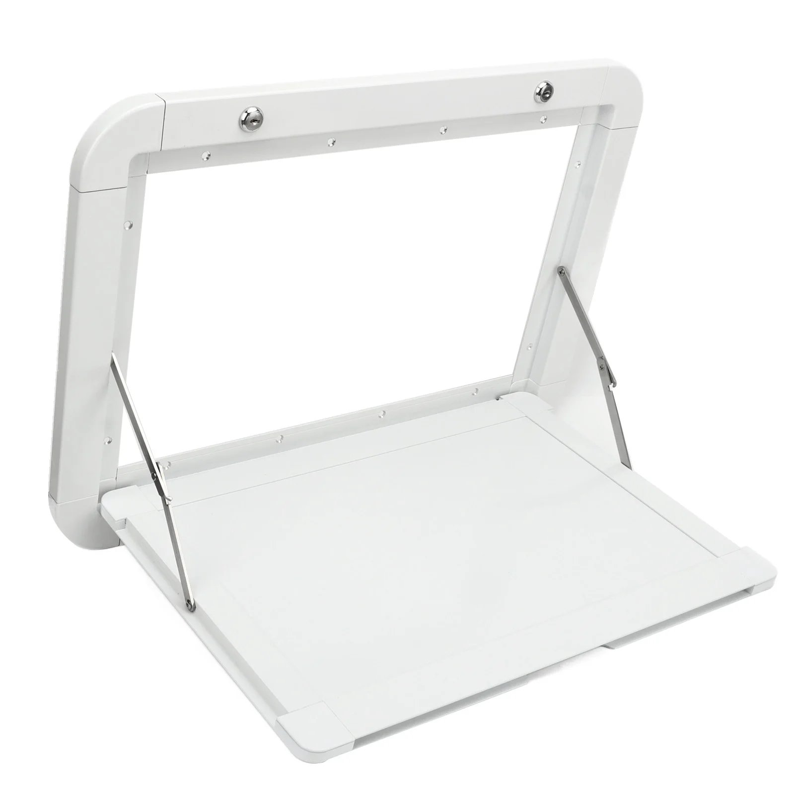 RV Folding Table Aluminium Alloy 20kg Maximum Load Bearing Side Mounted External Foldable Picnic Dining Table for MPV RV Boat