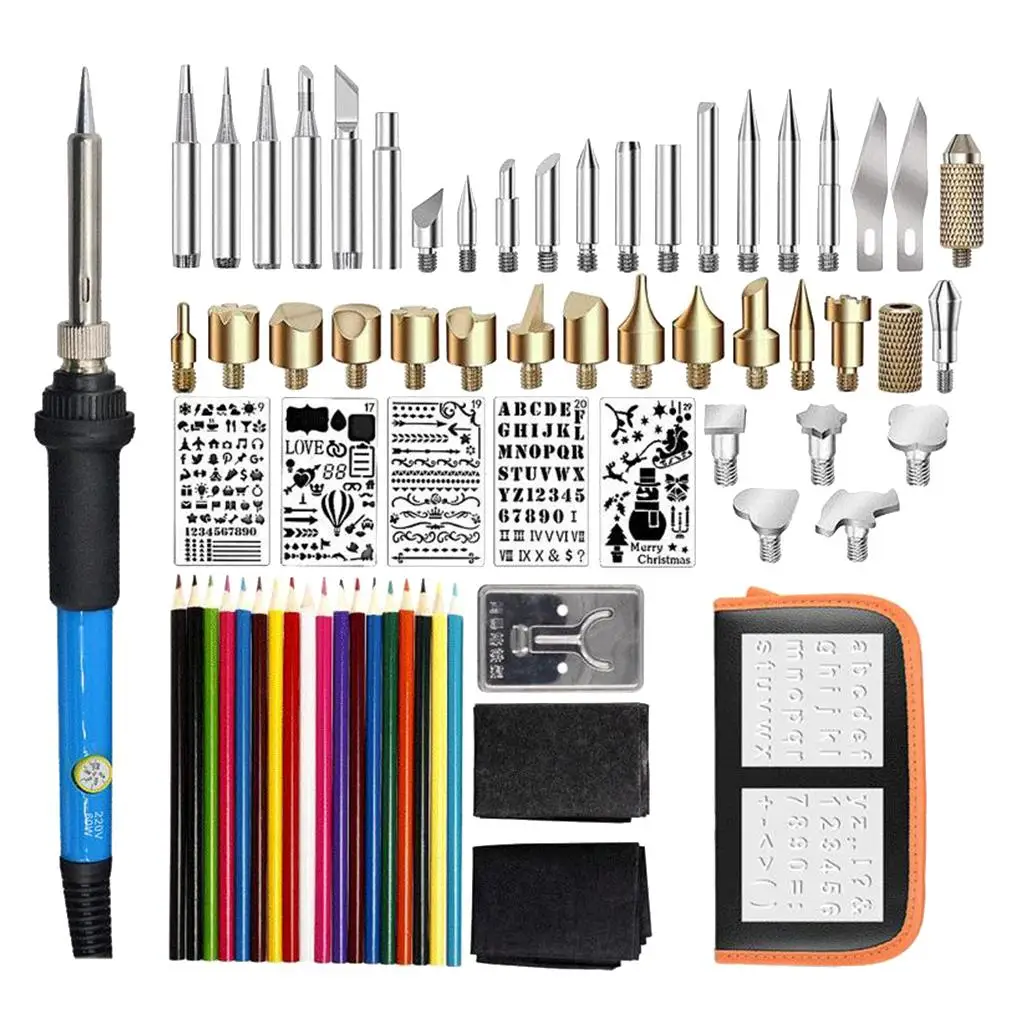 Carving Soldering Iron Electric Engraving Pen Pyrograph Tool Craft Set