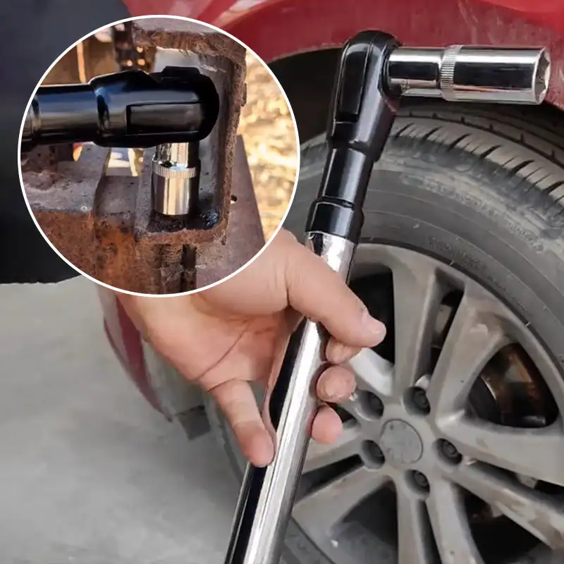 

Dual-Mode Extendable Ratchet Wrench 50Nm Electric/100Nm Manual Torque 3/8" Drive Ratchet For Automotive Repair Daily Maintenance