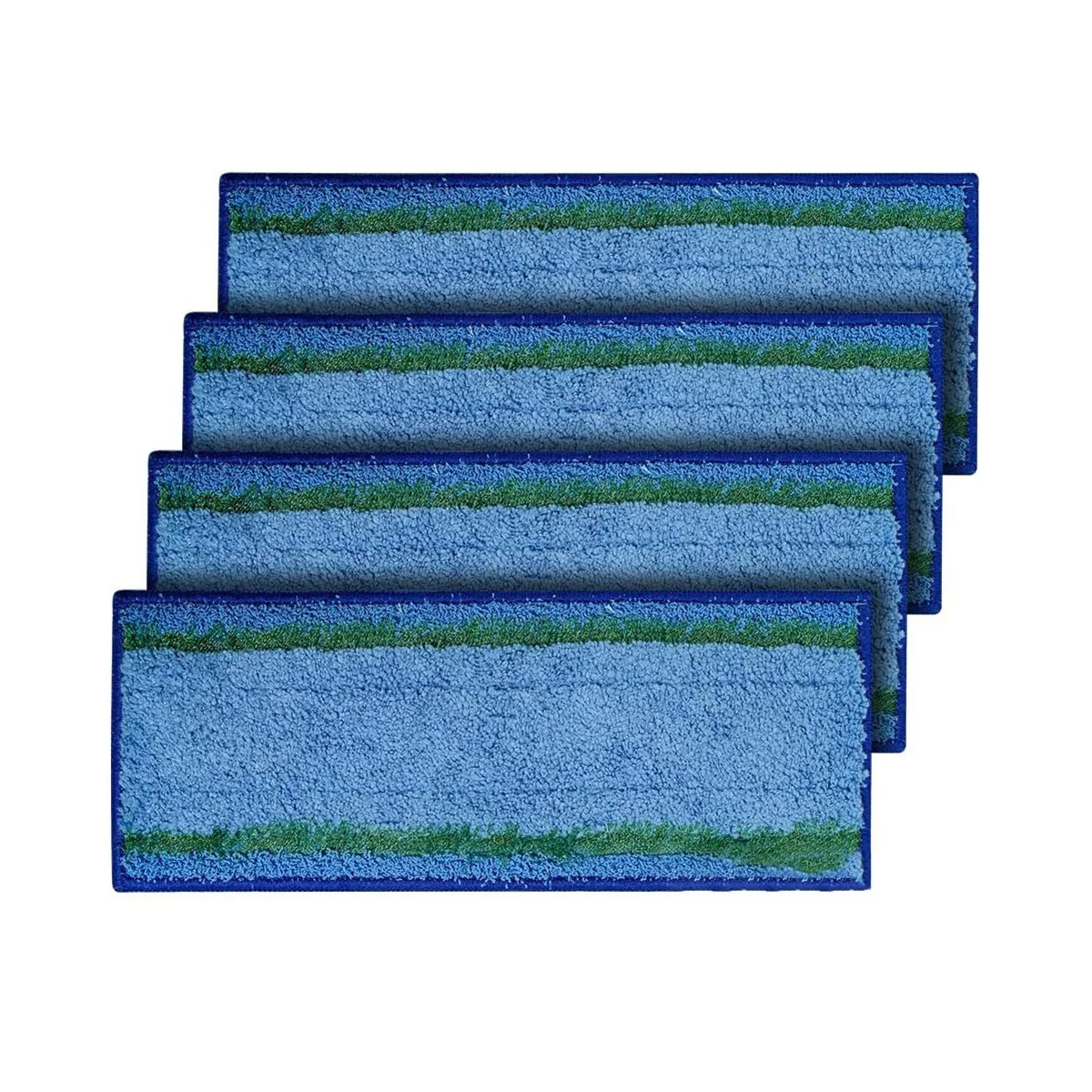 4Pcs Mop Pad Accessories for M6 Series Ultimate Robot Mop,Washable and Reusable Robot Wet Mopping Pads