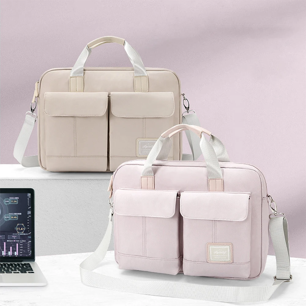 Laptop Sleeve Bag For Macbook Air Pro 16 Case 13.3 14 15.6 Inch HP Huawei Lenovo Dell Notebook Case Shoulder HandBag Briefcases