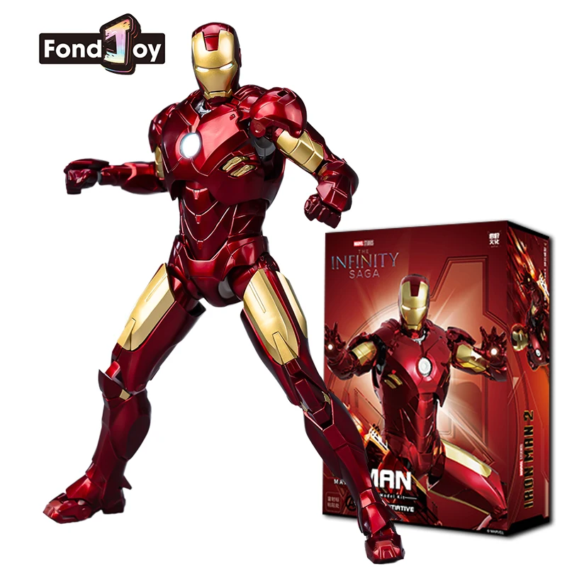 

Fondjoy The Avengers Iron Man MK4 Сборная игрушка Железный человек Модель 15 см ABS Масштаб 1/12 Фигурки Игрушки Подарки на день рождения Мальчик
