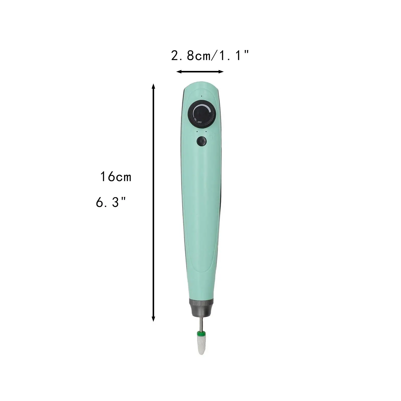 Electric Nail Drill Pen Sanding File Pen for Polishing Grinding Trimming