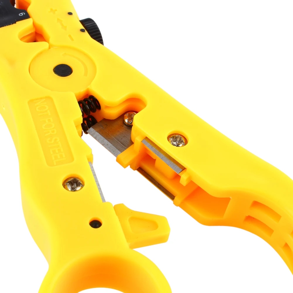 Wire Cutting Plier Rotary Coax Coaxial Cable Wire Cutter Stripper Wire Crimper Adjustable Stripping Blade Cable Cutter Tools view 5