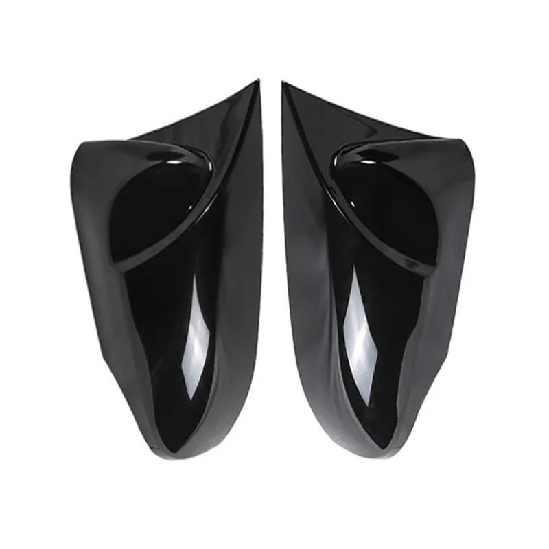 

2Pcs Bright black Side Wing Rear Mirror Cover With Turn Signal For Toyota Corolla 14-18 Camry 12-17 Toyota VITZ 11-19