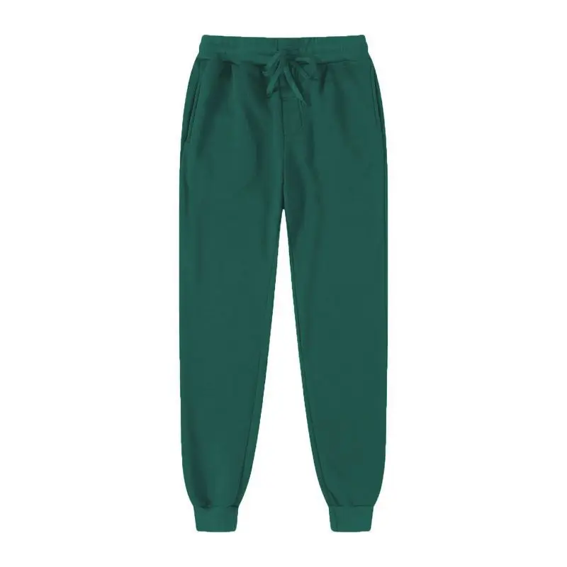 Herbst Winter Einfarbige Fleece-Jogginghose Sport-Freizeithose Lauf- und Fitnesstraining Hose für Männer und Frauen Jogging-Bekleidung – Detail 10