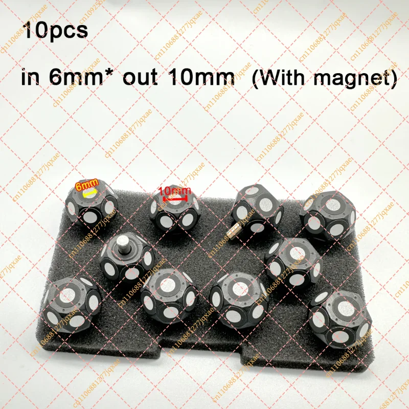 High Reflective Fluorescent Magnetic Target Marking Points for 3D Scanner Calibration