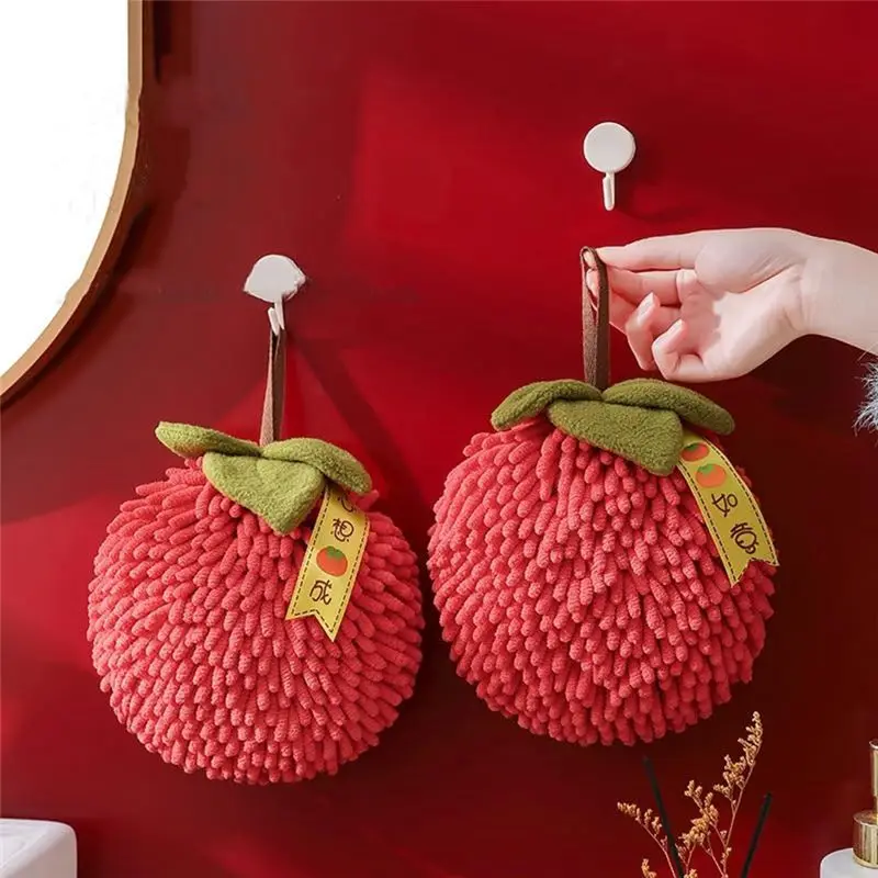 A60F-Household Handball Kitchen Supplies Hanging Multi-Functional Hand Towel Absorbent Quick-Drying Cleaning Rag