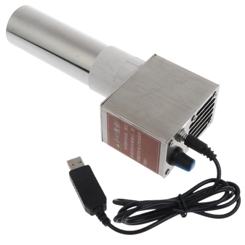 5V-12V Usb Blower Speed-regulating Grill Stove Outdoor Mobile Portable Fan with Small for Turbine Air-Duct Dual Fan