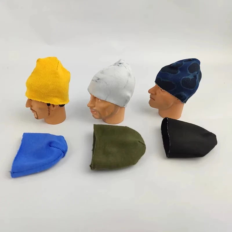 1/6 Scale Male Soldier Hat Trendy Knitted Cold Hat Clothes Accessories Model for 12'' Action Figures Head Display