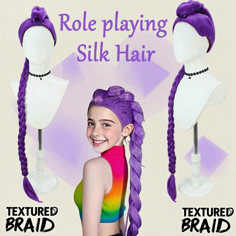 Peluca de Cosplay Saja Boys, peluca de juego de rol para fiesta de Halloween, peluca sintética resistente al calor, regalo de Halloween