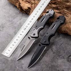 Outdoor Stainless Steel Folding Multifunctional Knife Camping Outdoor Tactical EDC Pocket Knives Hardness Survival Self-defense