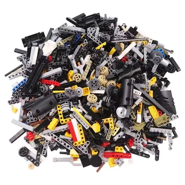 1500g DIY MOC Losowy montaż Klocki konstrukcyjne Luzem Podstawowe części Klasyczne modele Klocki Kreatywne zestawy miejskie Zabawki edukacyjne dla dzieci Prezent