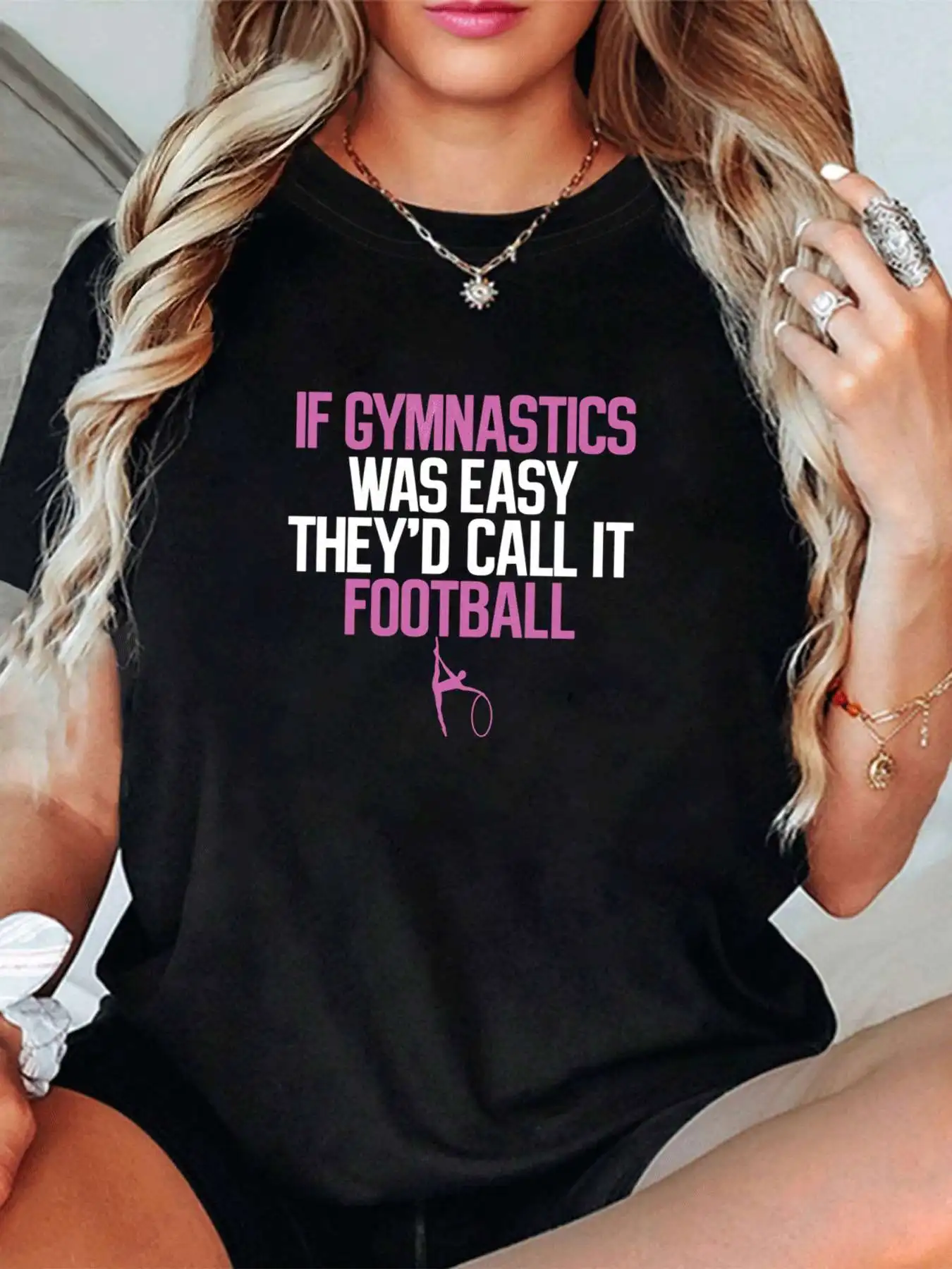 

【005585】Женская футболка больших размеров с круглым вырезом, короткими рукавами-полурукавами на резинке и модными принтами