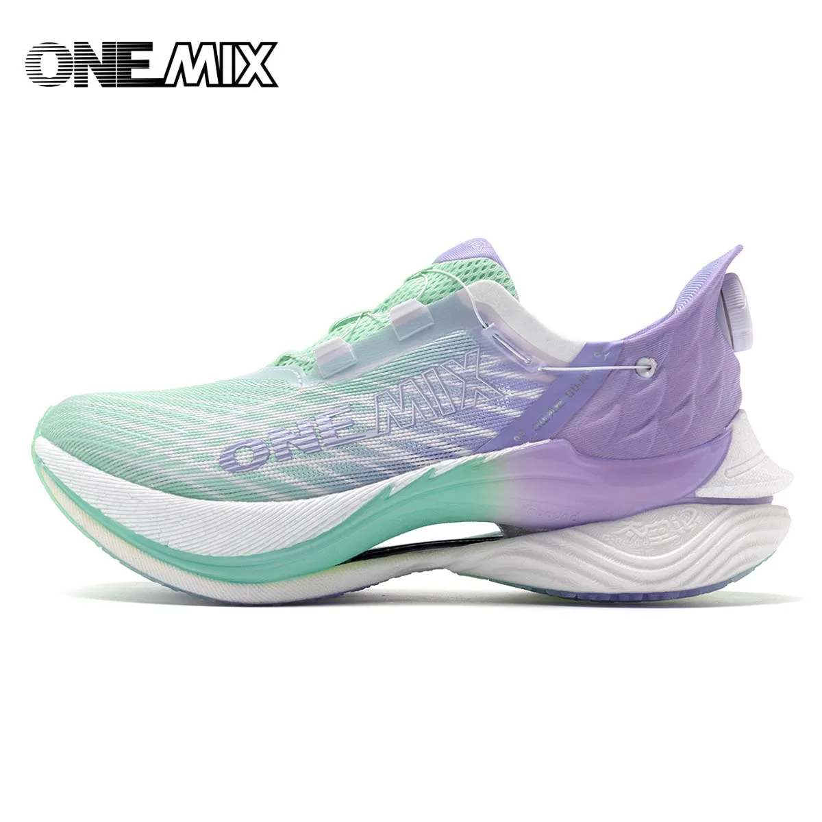 ONEMIX Men's Racing Running Shoes with Carbon Plate Marathon PB Non-Slip Wear-Resistant Stable Jogging Sneakers