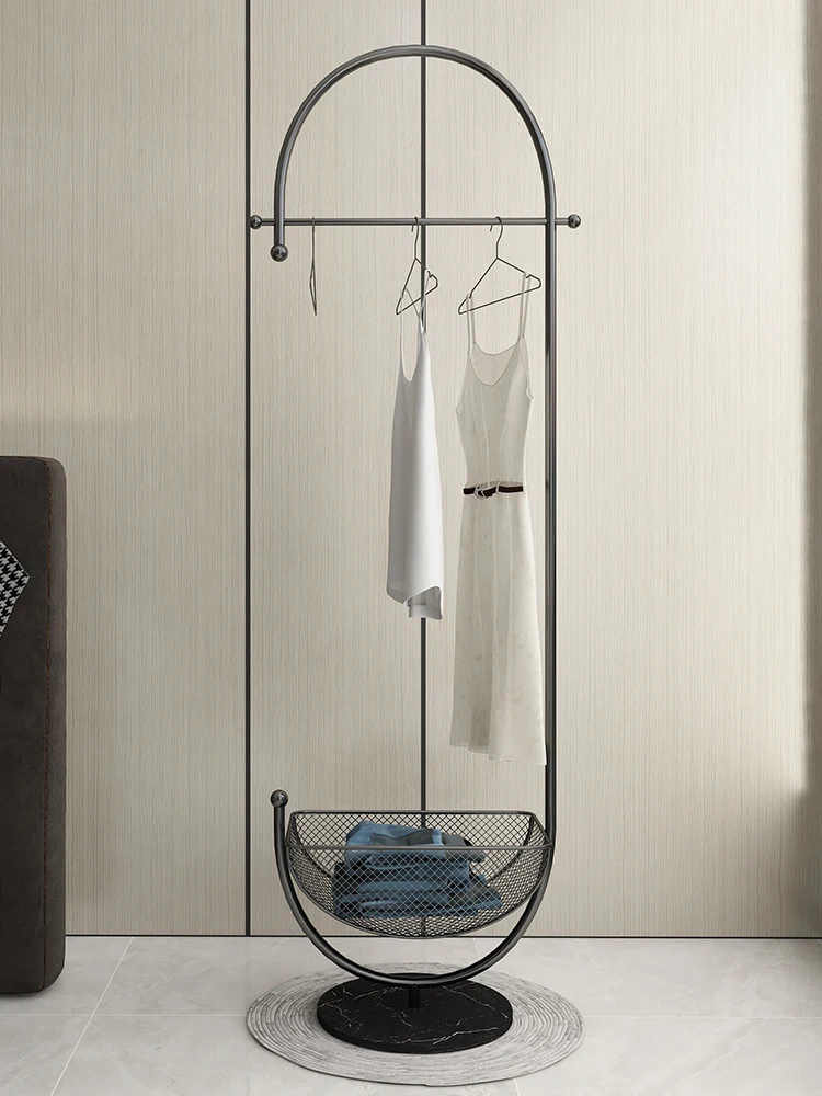 

Hanging clothes rack on the floor, Instagram bedroom French light luxury minimalist storage Nordic home room underwear rack