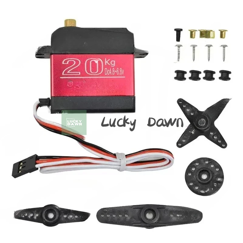 20 كجم كبير لعزم الدوران محور واحد أجهزة رقمية LD-27MG ذراع الروبوت أجهزة رقمية غلاف معدني BCC