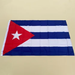 Eoodlove FLAG Free Delivery 90X150cm Cuban Flag Hanging High Quality Polyester Indoor and Outdoor Banner Decoration