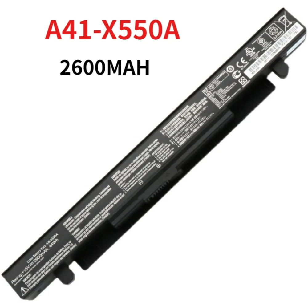 Laptop Battery For asus A550C X550A X550C X452C R510C R409C P550C P450C K550C K450C F552C F550C K450L R510L X550D 44Wh A41-X550A
