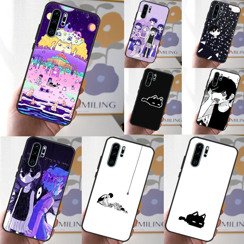 Omori Game Fanart Case For Huawei Nova Y60 Y61 Y70 Y90 Y91 10 9 SE 11i 8i 7i 3i P20 P40 Lite P30 Pro Cover