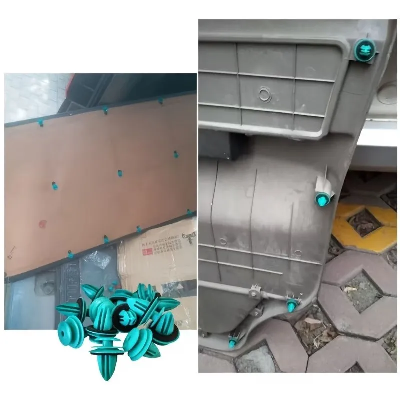 80 pcs Auto Door Card Clips, Universal Car SUV Compatible, suitable for Vehicle Body Assembly, Firm Snap-On Fit