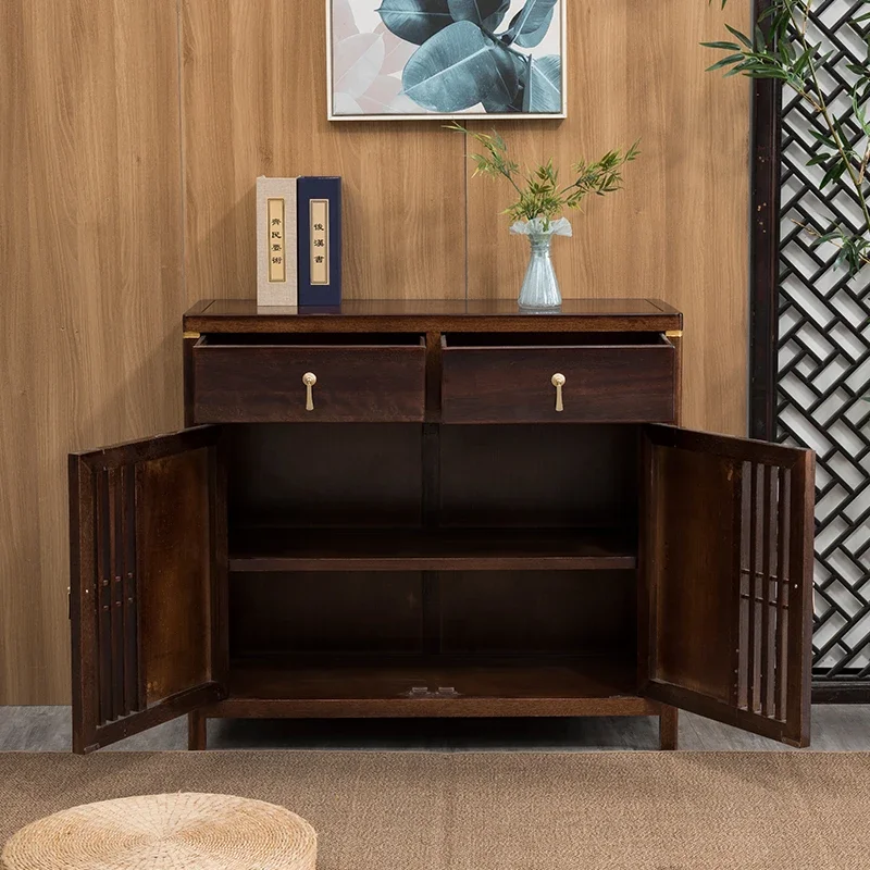 

Aesthetic Japanese Living Room Cabinets Rustic Brown Wooden Vintage Living Room Cabinets Desk Storage Vitrina Trendy Furniture