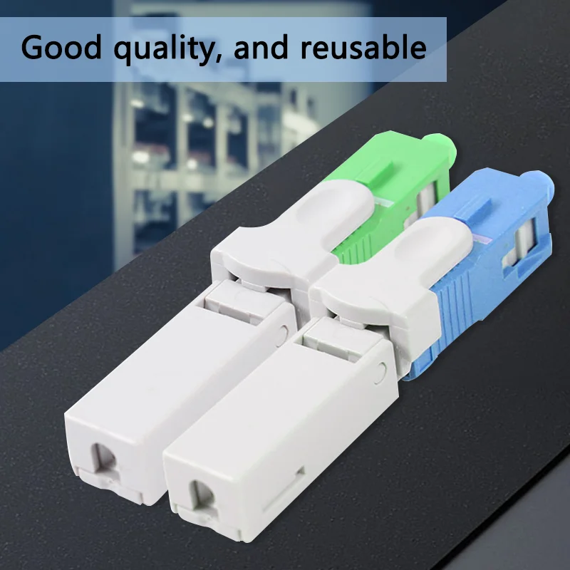 FTTH SC APC Optical Fiber Quick Connector SC UPC FTTH Fiber Optic Fast Connector Embedded Type ESC250D SC Connector