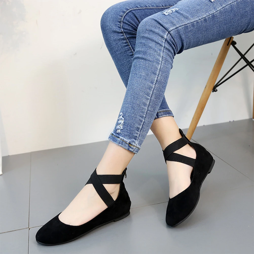 

Girls Flat Heel Casual Sneakers Fashion Four Seasons Black Women Comfort Breathable Non Slip Elegant Design Work Dating Shopping