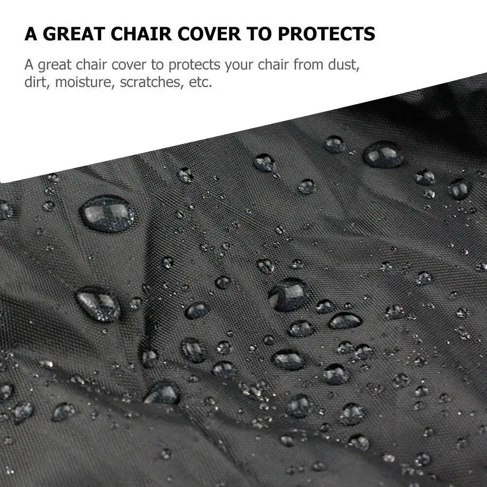 واقي كرسي الحديقة المقاوم للماء للحماية من الشمس، غطاء أثاث الشرفة، مقاوم للغبار، سهل التنظيف وجيد التهوية
